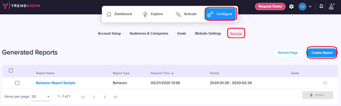 KB - report - create