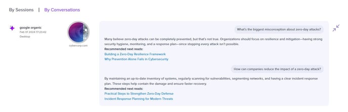 contextiles - explore journeys conversation tab
