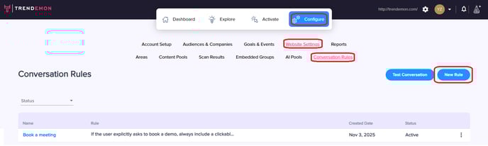 contextiles - new rule button