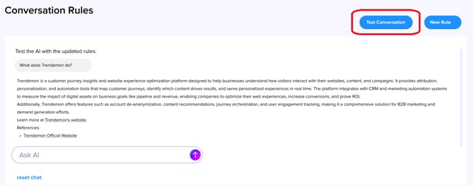 contextiles - test conversation