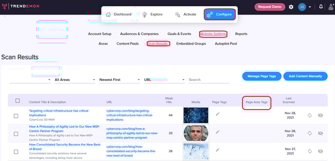 kb - auto tags