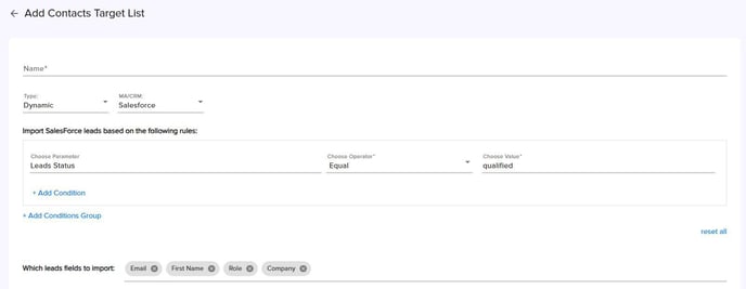 rule for dynamic list