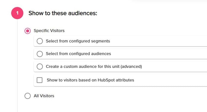show to these audiences